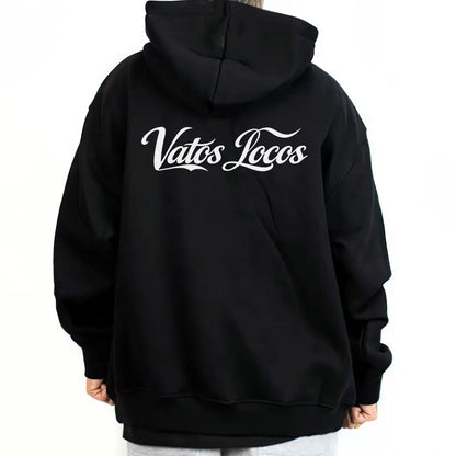 Vatos Locos Forever Movie Shirt Typo Graphic Style Chicano Clothes Chicana Style Valentine Day Gift Unisex Hoodie Medium Heavy Sweatshirt T Shirt for Men & Women Full Size S-5XL