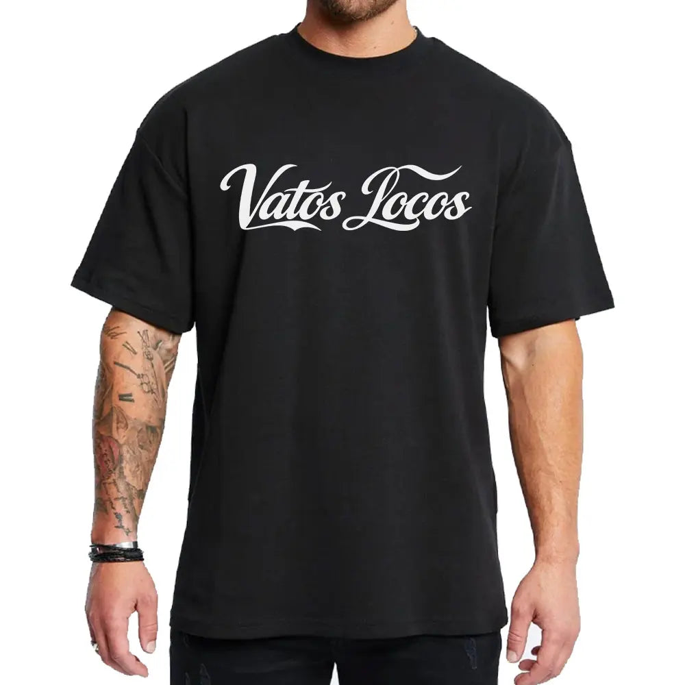 Vatos Locos Forever Movie Shirt Typo Graphic Style Chicano Clothes Chicana Style Valentine Day Gift Unisex Hoodie Medium Heavy Sweatshirt T Shirt for Men & Women Full Size S-5XL